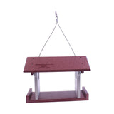 Amish-Made Bluebird Feeder, Made With Poly Lumber, For Feeding Mealworms