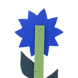 Decorative Flower Stake for Outdoor Décor, Amish-Made with Poly Lumber, Sunflower
