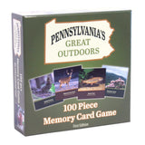New! Great Outdoors 100 Piece Memory Card Game, Pennsylvania's Wildlife, Amish-Designed