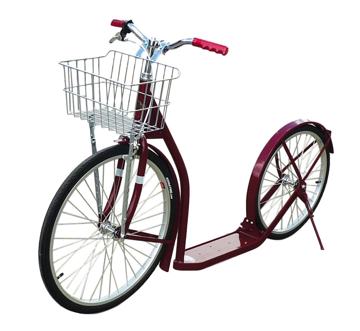 Amish-Made Deluxe Kick Scooter - Large 24" Front Wheel, 20" Rear Wheel