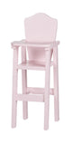 Amish-Made Wooden Doll High Chair, "Rebekah's Collection"