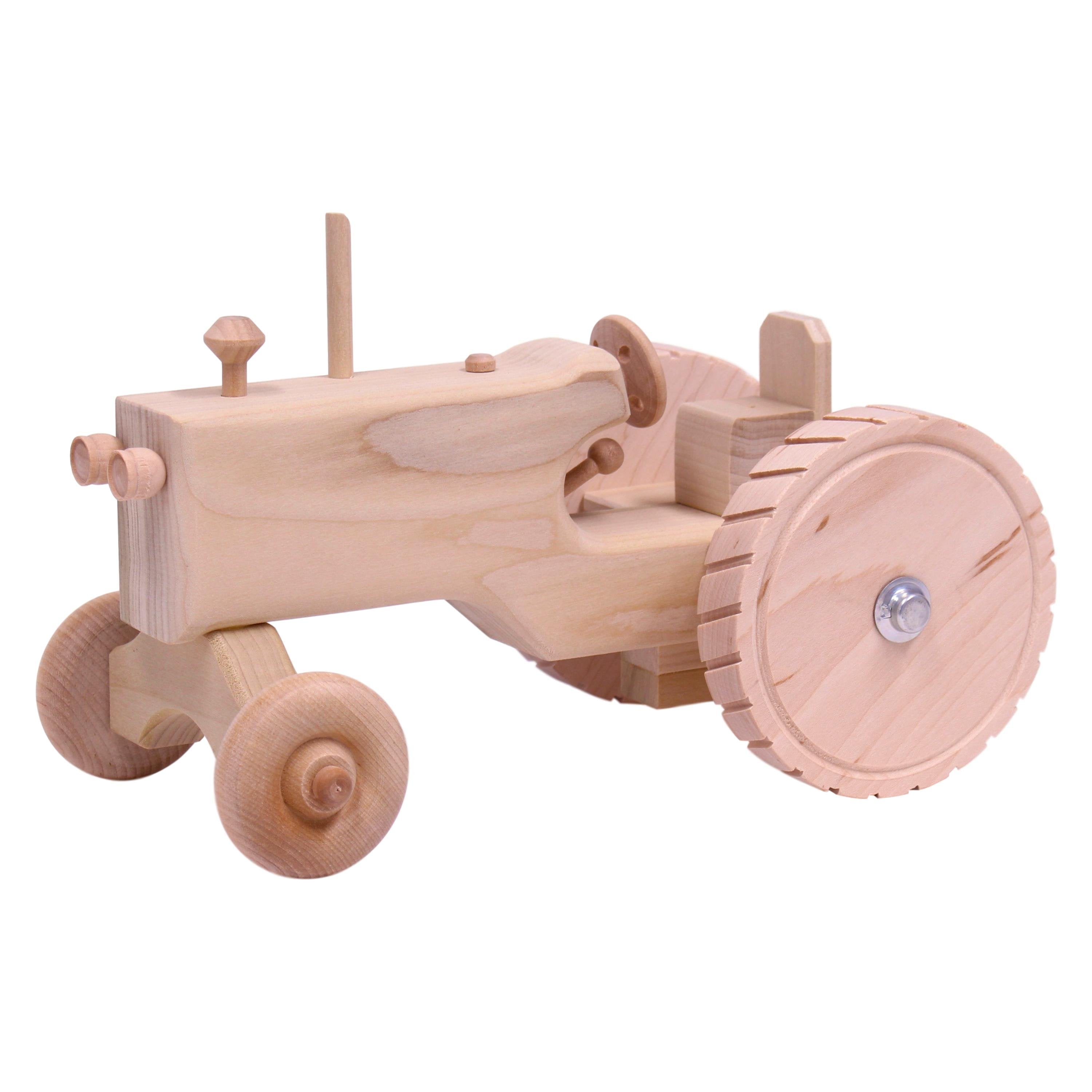 Amish Made Wooden Tractor Toy