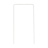 Set of 9 White Croquet Wickets, Sturdy 7 Gauge Square Hoops