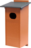 Amish-Made Wood Duck Bird House, Made with Durable Poly Lumber, Post-Mount Design
