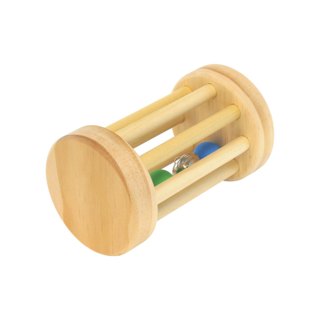 Wooden Baby Rattle Rolling Tumbler Toy, Montessori, Amish-Made