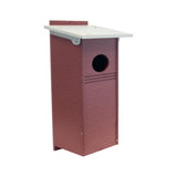 Amish-Made Wood Duck Bird House, Made with Durable Poly Lumber, Post-Mount Design