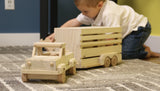 Amish-Made Wooden Toy Pickup Truck