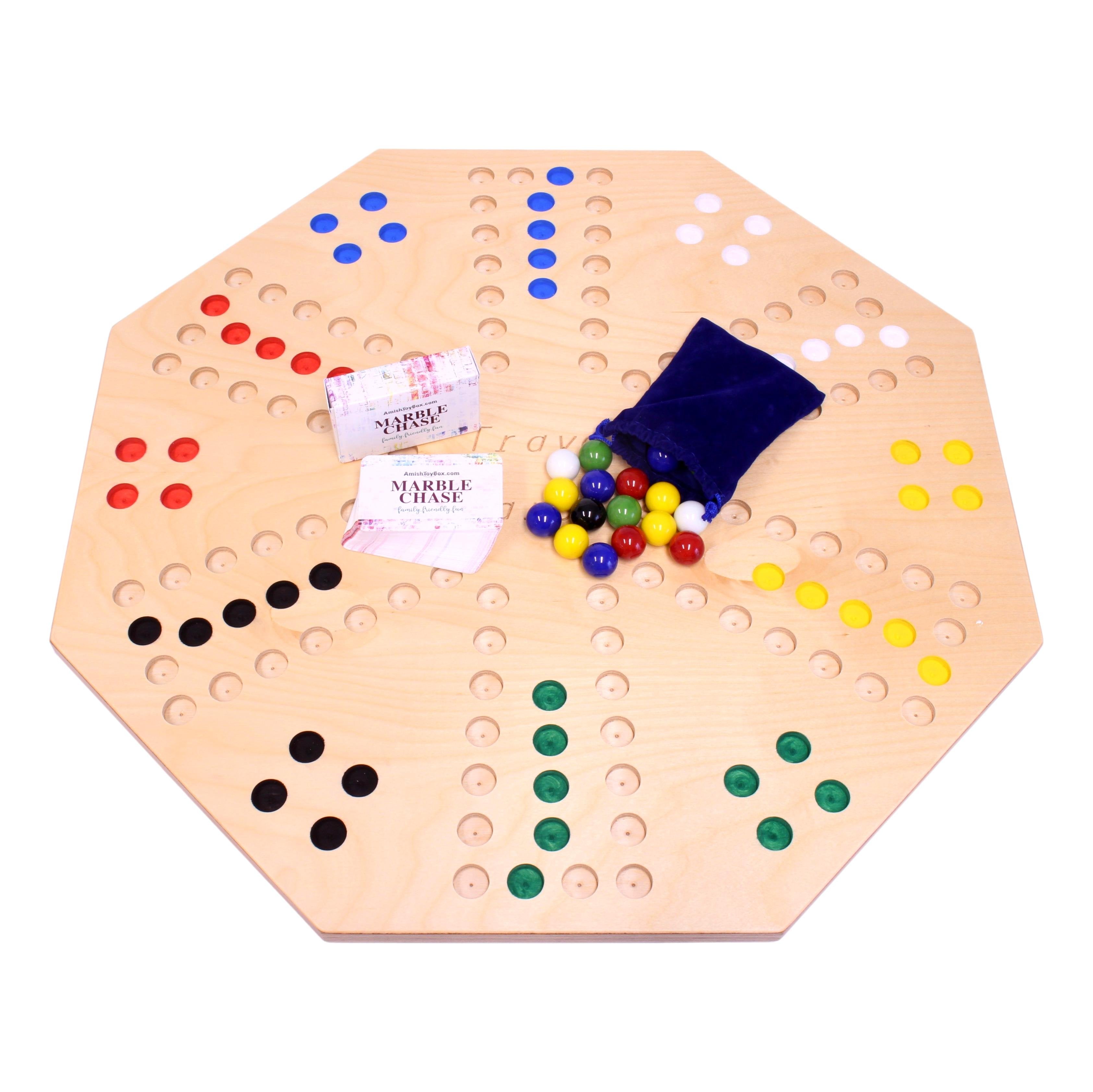 Marble White Ludo Game Board Outdoor&indoor Gaming Board 