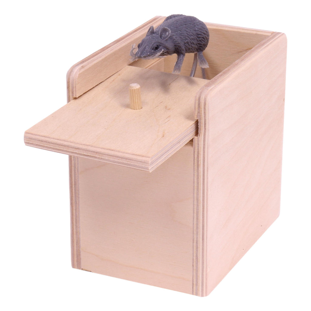 Wooden Surprise Prank Mouse Box