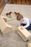 Wooden Amish-Made Ranch Shed Barn Toy