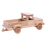 Amish-Made Wooden Toy Pickup Truck