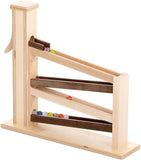 AmishToyBox.com Marble Pump Wooden Toy - Pack of Marbles Included