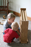 Amish-Made Wooden Ball Roller Racetrack Toy