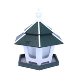 Gazebo Bird Feeder - Triple Compartment, Post-Mount