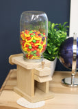 Amish-Made Jar Candy Dispenser - Great for M&M's, Peanuts, or Jelly Beans