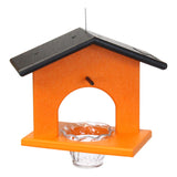 Amish-Made Oriole Jelly and Orange Bird Feeder, Eco-Friendly Poly Lumber Hanging Oriole Feeder