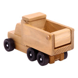 Amish-Made Wooden Dump Truck Toy