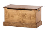 Amish-Made Deluxe Wooden Toy Box Chest (Medium - 34" Wide)