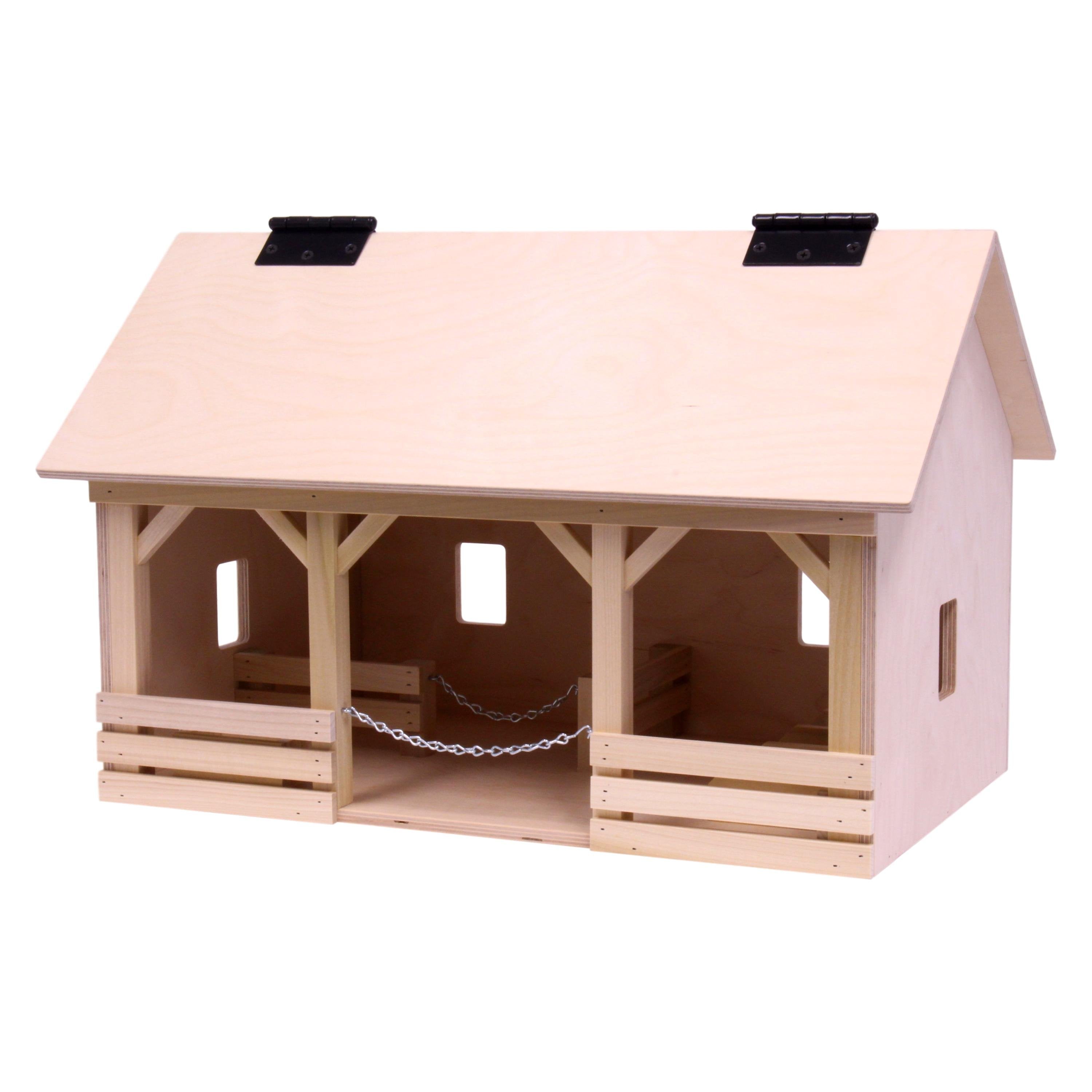 Amish Made Toy Wooden A Frame Barn
