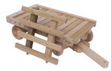 Amish-Made Wooden Toy Hay Wagon