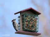 Amish-Made Double Suet Bird Feeder, Eco-Friendly Poly Lumber