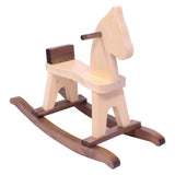 Amish-Made Wooden Rocking Horse Toddler Toy