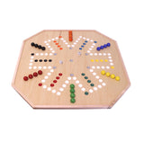 Large 25" Deluxe Wooden Aggravation Marble Game Board, Double-Sided