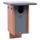 Amish-Made Bluebird House - Post Mount - Easy Clean Design