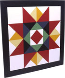 Hand-Painted Barn Quilt - Washington Star Design - Outdoor Wall Decor