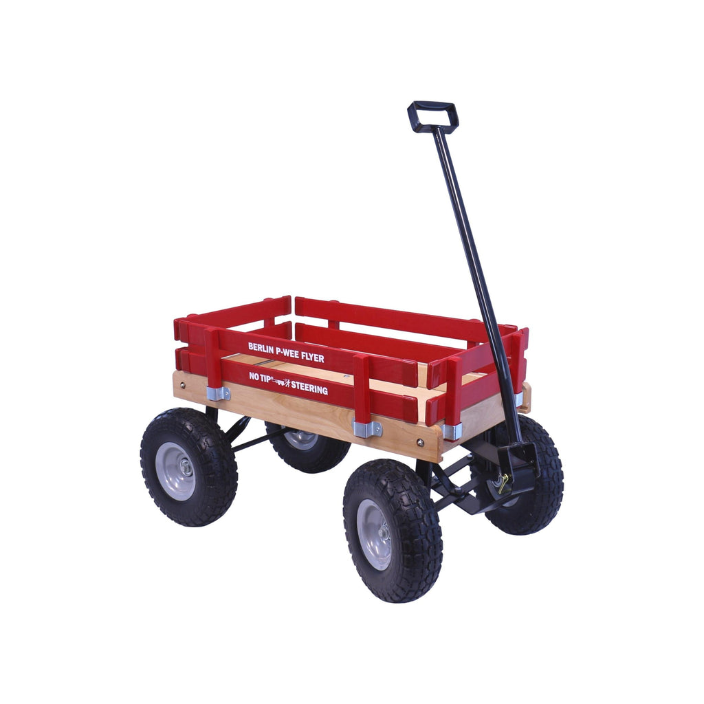 Berlin Big-Foot Kid's Wagon by AmishToyBox.com - Perfect Wagon for Children and Toddlers - Amish Made in Ohio, USA - 10" No-Flat Tires