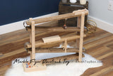 Amish-Made Deluxe Wooden Marble Flyer Racetrack Toy