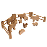 Wooden Toy Farm Animal Set